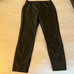 Faux Leather Zara Leggings - Size L
